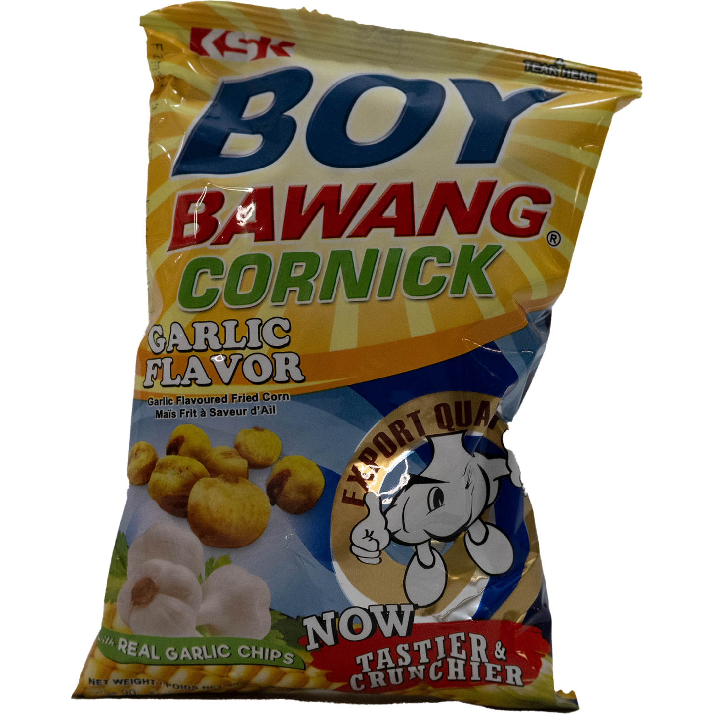 Boy Bawang Cornick, Garlic Flavor