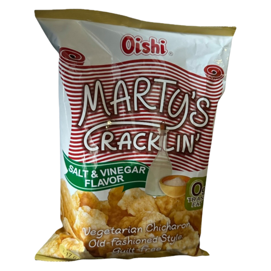 Oishi, Marty's Cracklin', Salt & Vinegar Flavor